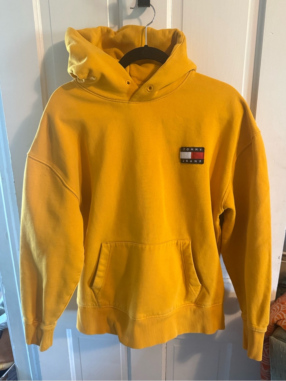Tommy Hilfiger Men's Bright Yellow Hoodie